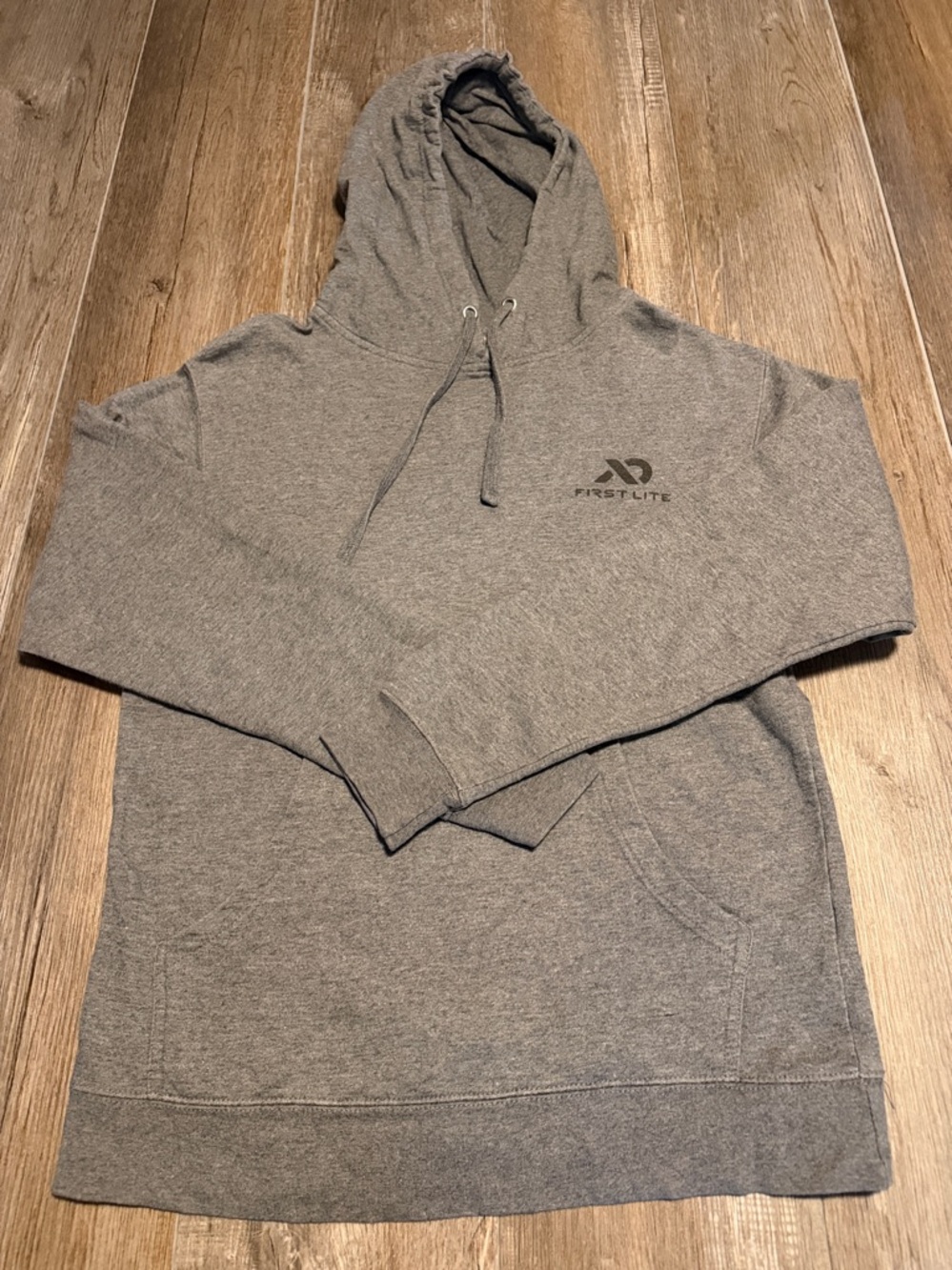 First Lite Men’s Gray Hoodie Sweatshirt